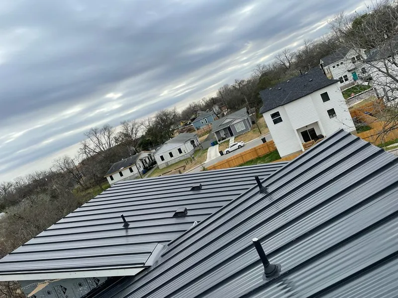 Standing seam metal roof panels with vents for Skylight Repair in Whitemarsh Island